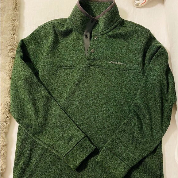 Lot of 4 Eddie Bauer fleece quarter-zip pullovers!